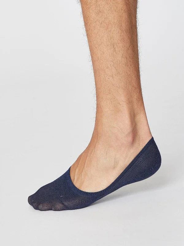 No Show Men's Invisible Socks - Navy