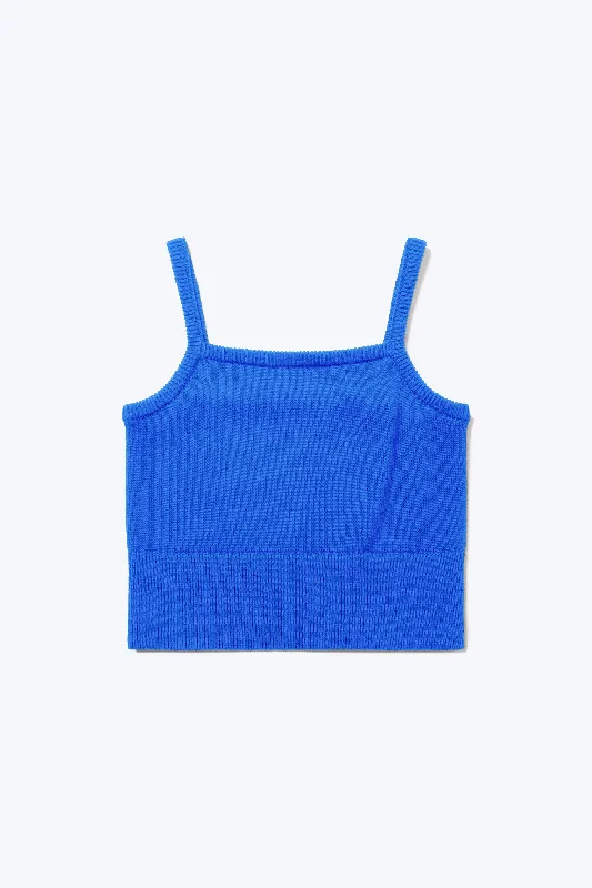 Peril Knit Tank Egyptian Blue