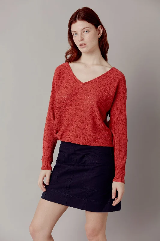 PIA - Organic Cotton Jumper - Clay