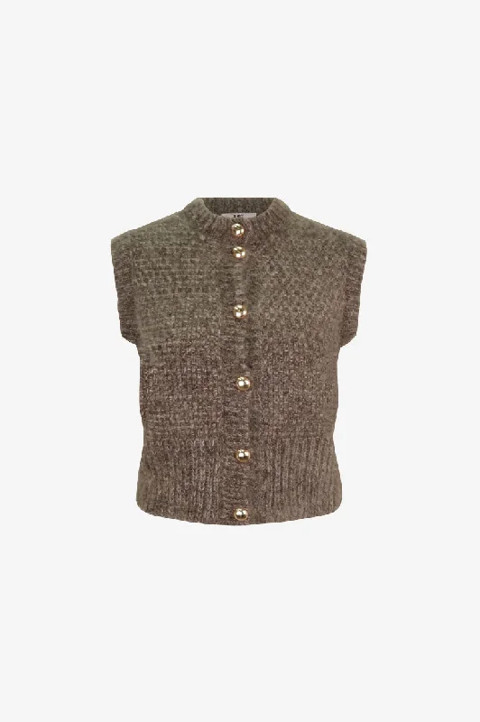 Ruby Matilda Vest - Walnut