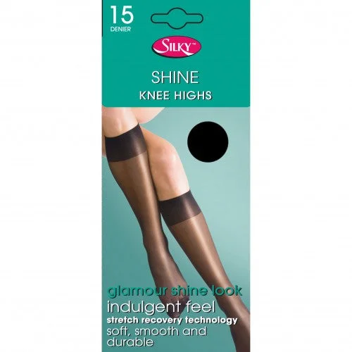 Silky Womens/Ladies Shine Knee Highs (1 Pair)