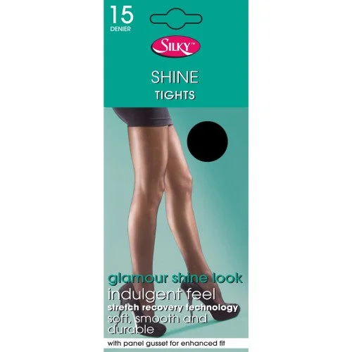 Silky Womens/Ladies Shine Tights Extra Size (1 Pair)