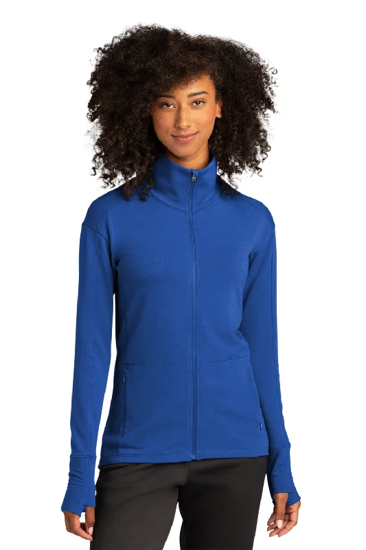 Sport-Tek Womens Flex Fleece Moisture Wicking Full Zip Sweatshirt - True Royal Blue