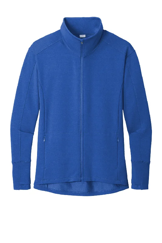 Sport-Tek Womens Flex Fleece Moisture Wicking Full Zip Sweatshirt - True Royal Blue