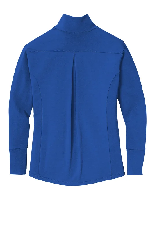 Sport-Tek Womens Flex Fleece Moisture Wicking Full Zip Sweatshirt - True Royal Blue