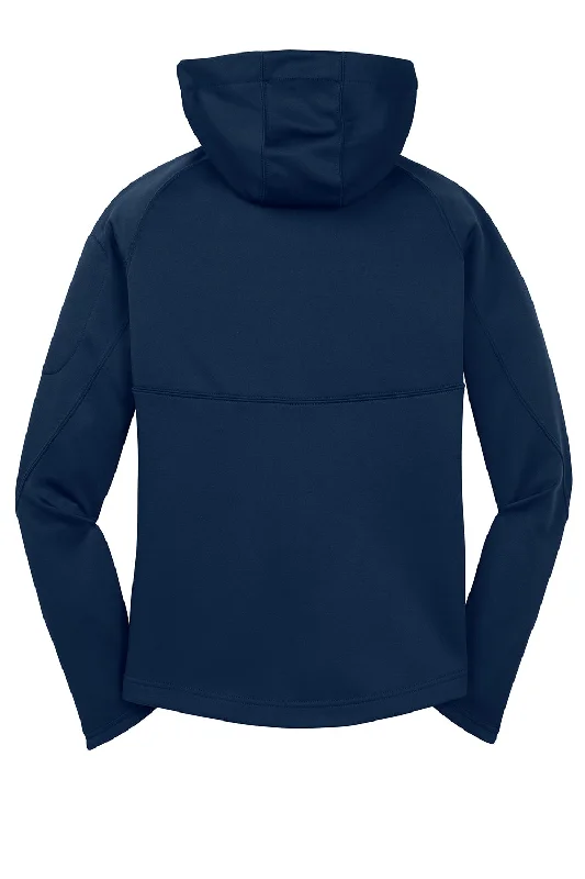 Sport-Tek Womens Tech Moisture Wicking Fleece Full Zip Hooded Sweatshirt Hoodie - True Navy Blue