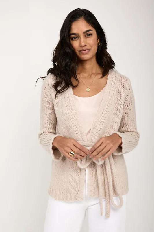 Super Airy Cashmere Cardigan in Sable