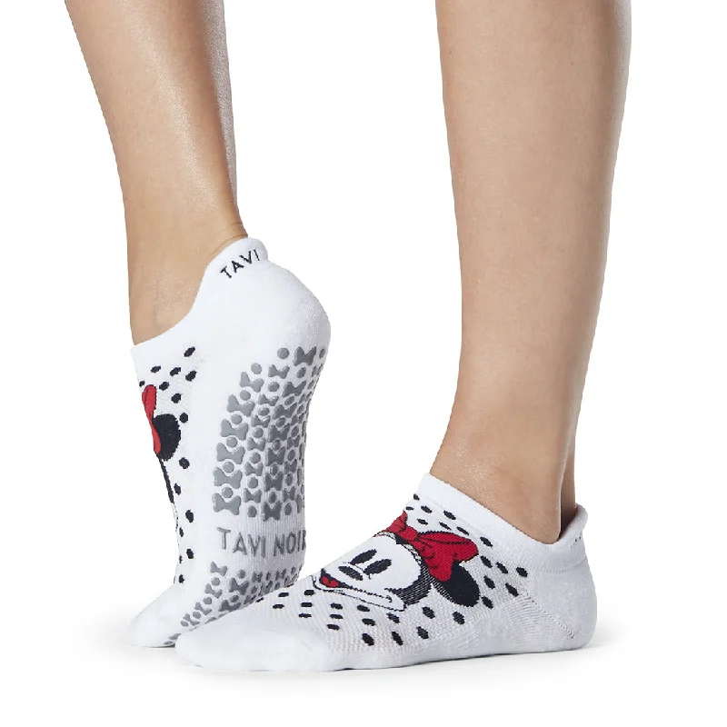 Tavi Noir Womens/Ladies Savvy Polka Dot Minnie Mouse Disney Liner Socks