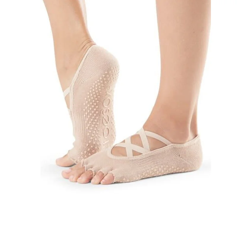 Toesox Womens/Ladies Elle Toe Socks