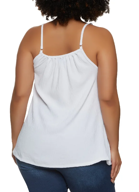 Plus Size Chain Strap Cami