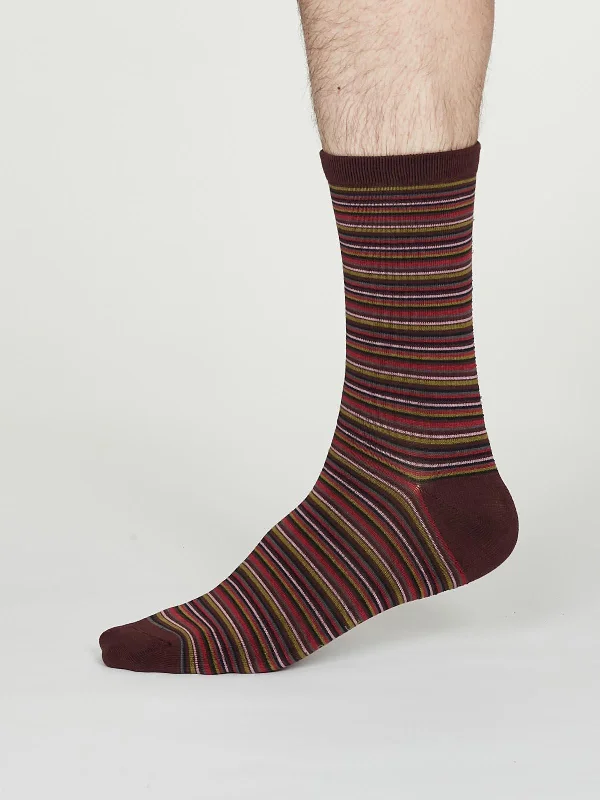 William Socks - Burgundy