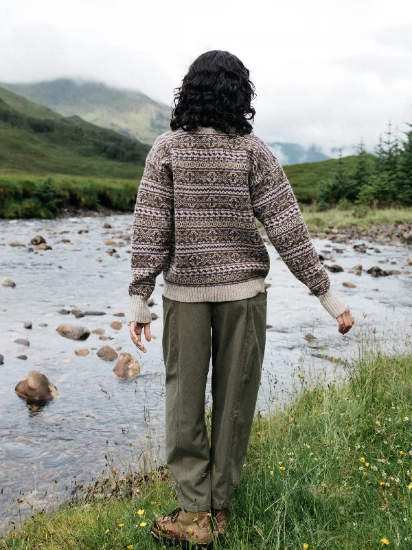 Women's Shetland Fair Isle Jumper